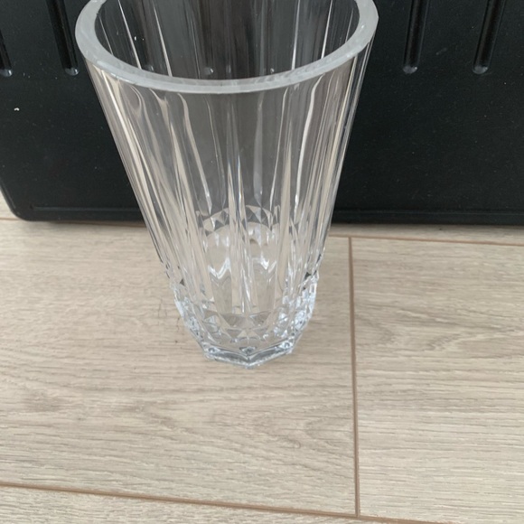 Val St. Lambert Belgium Crystal Vase Wide Neck High End Designer Decor 7 7/8” H - Picture 4 of 12